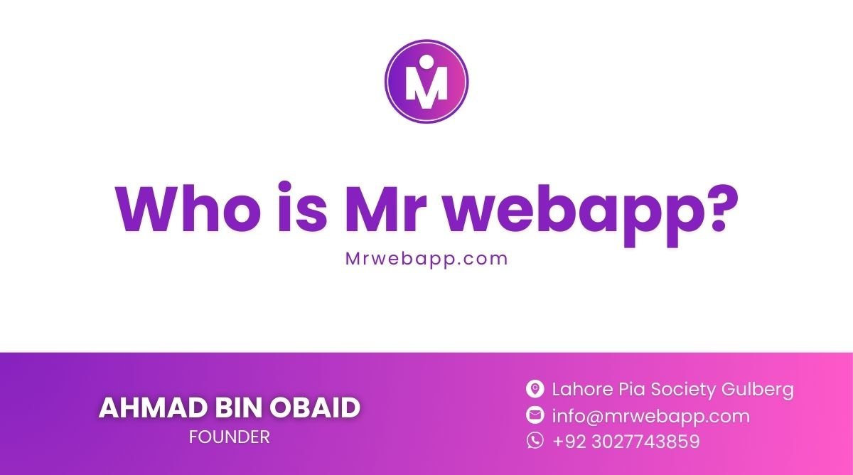 who is mrwebapp? The Premium Website & App Design Company That Builds Trust and Growth