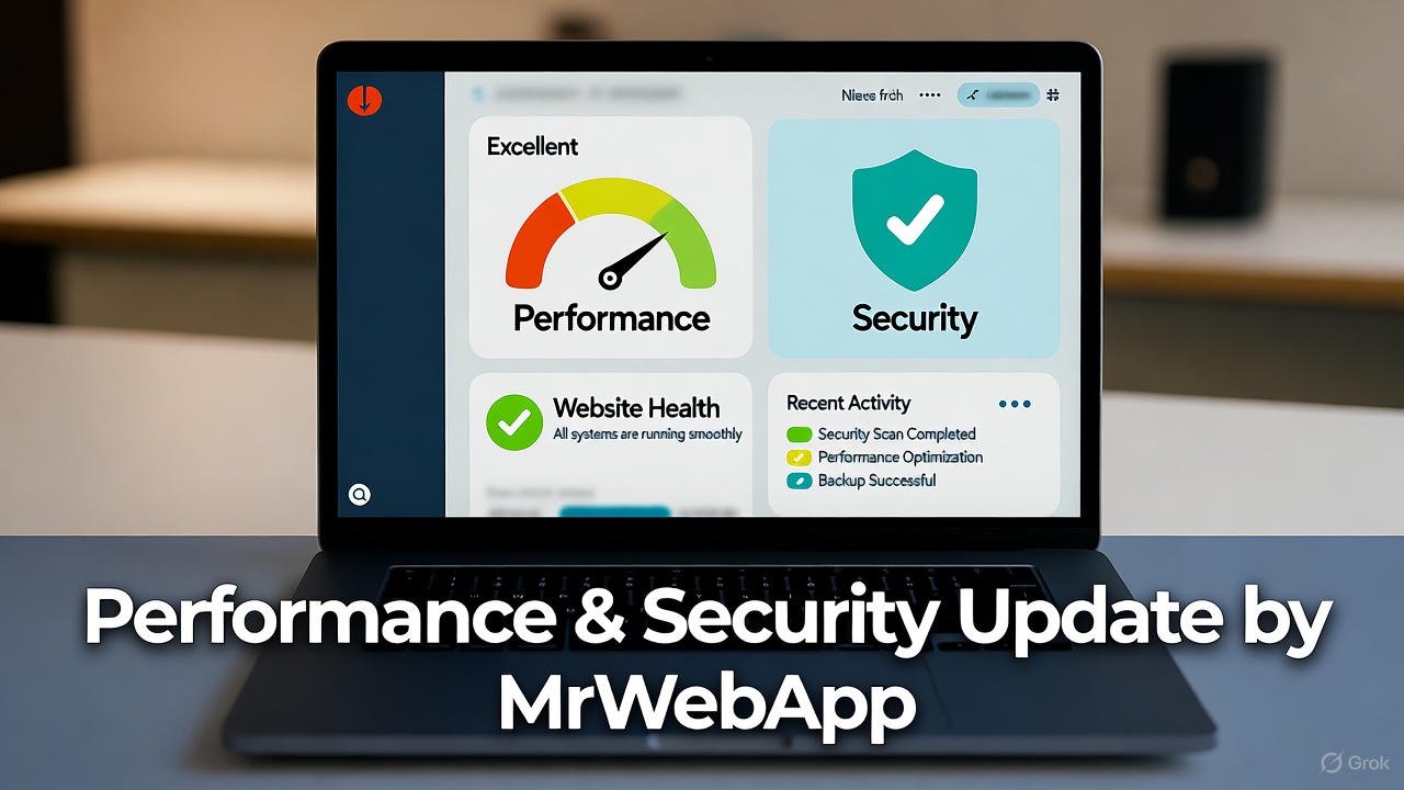 Performance & Security Update by MrWebApp