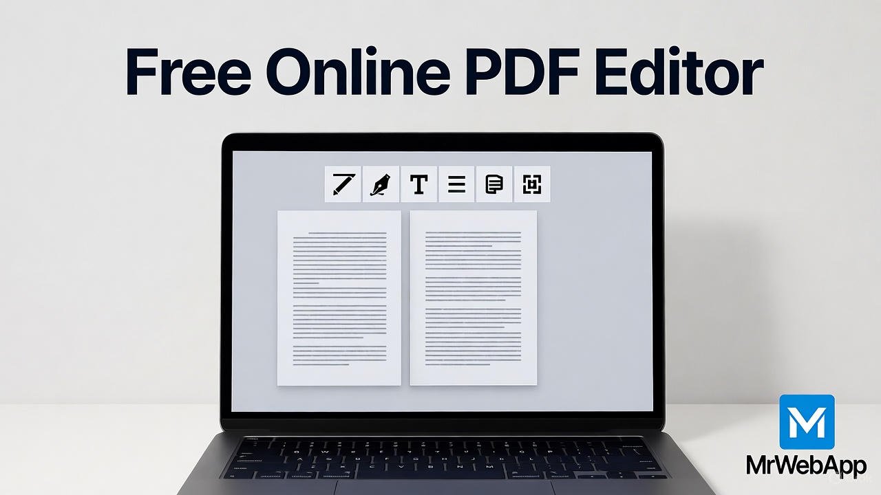 Step-by-step guide: How to add text using MrWebApp's Free Online PDF Editor