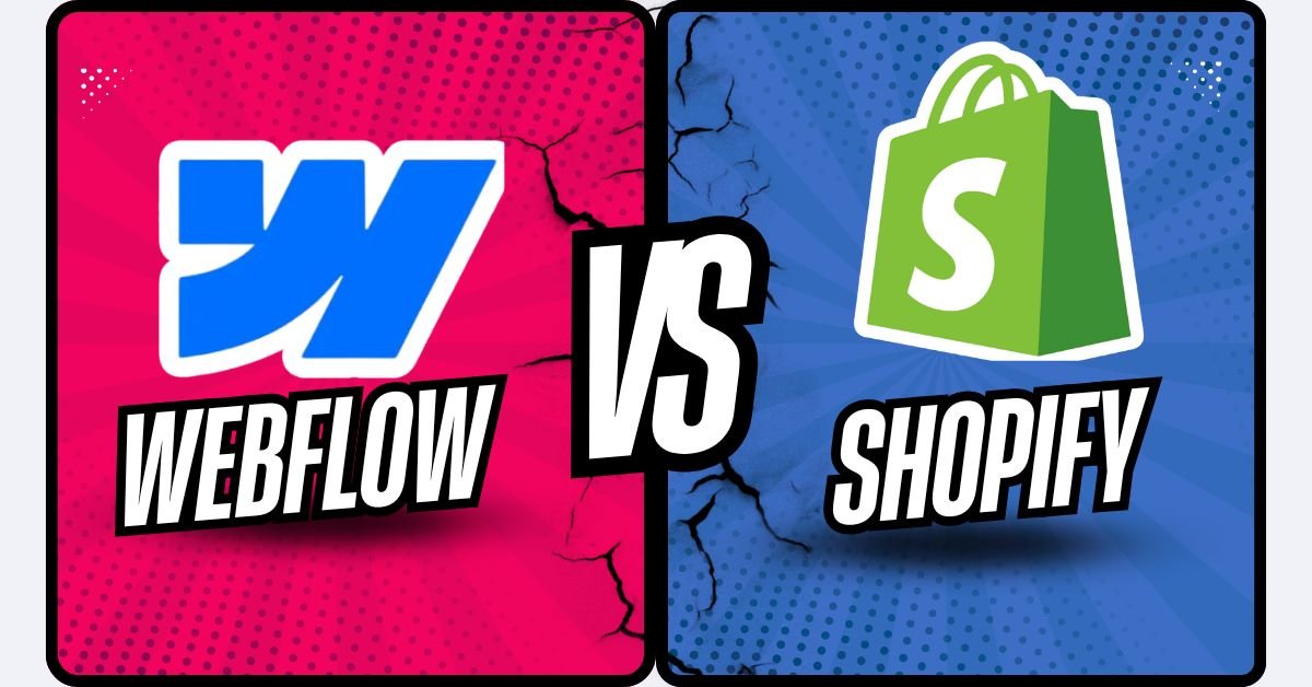 Webflow vs Shopify comparison in 2025