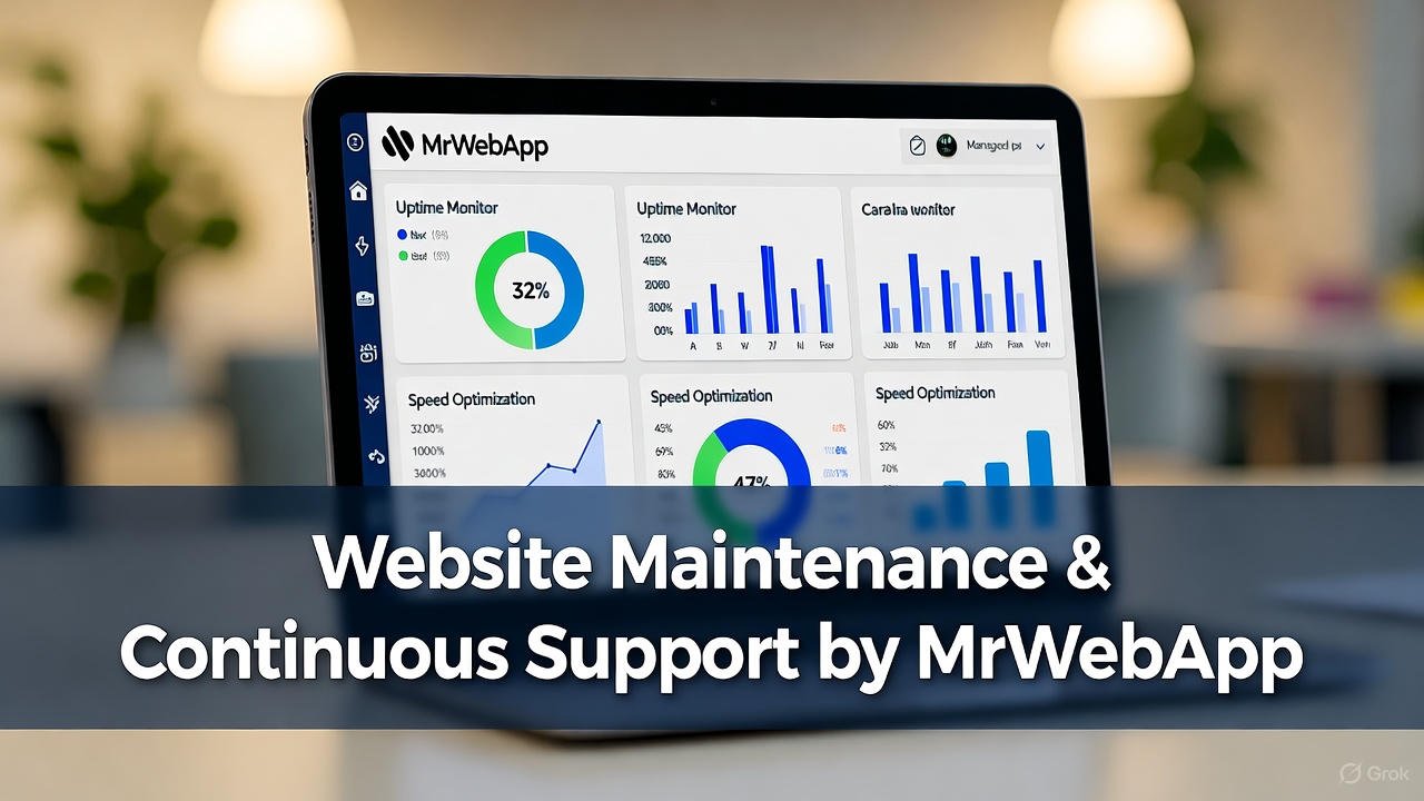Website Maintenance & Continuous Support by MrWebApp